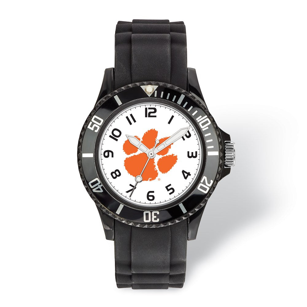 Mens Clemson University Scholastic Watch, Item W9532 by The Black Bow Jewelry Co.