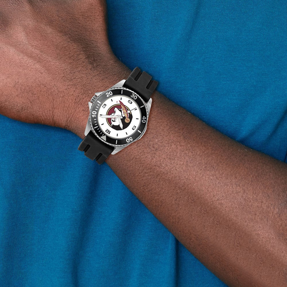 Alternate view of the Mens Florida State University Collegiate Watch by The Black Bow Jewelry Co.