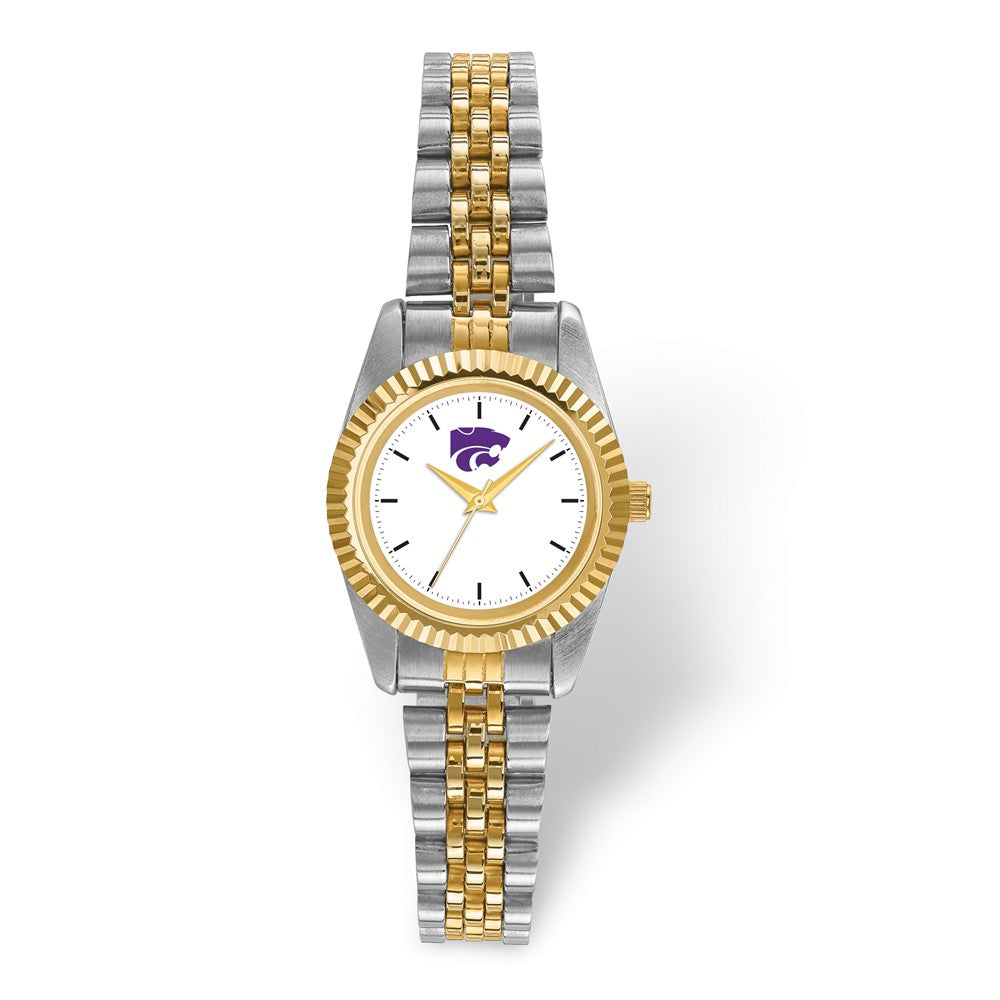 Ladies Kansas State University Pro Two-tone Watch, Item W9547 by The Black Bow Jewelry Co.