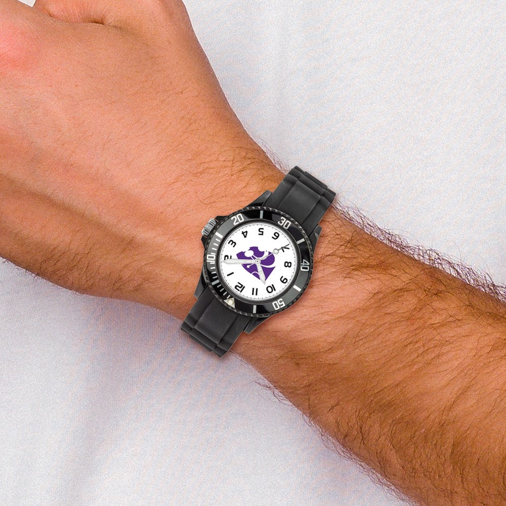 Alternate view of the Mens Kansas State University Scholastic Watch by The Black Bow Jewelry Co.
