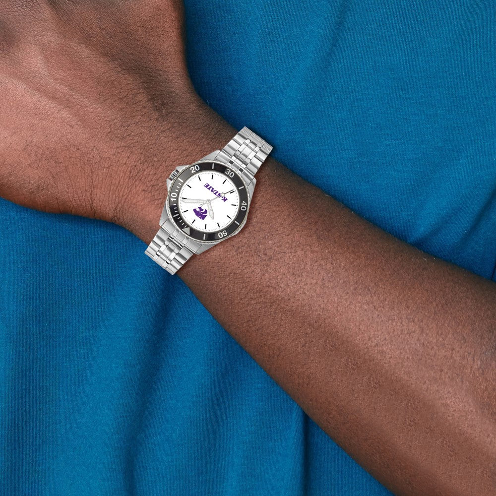 Alternate view of the Mens Kansas State University Champion Watch by The Black Bow Jewelry Co.