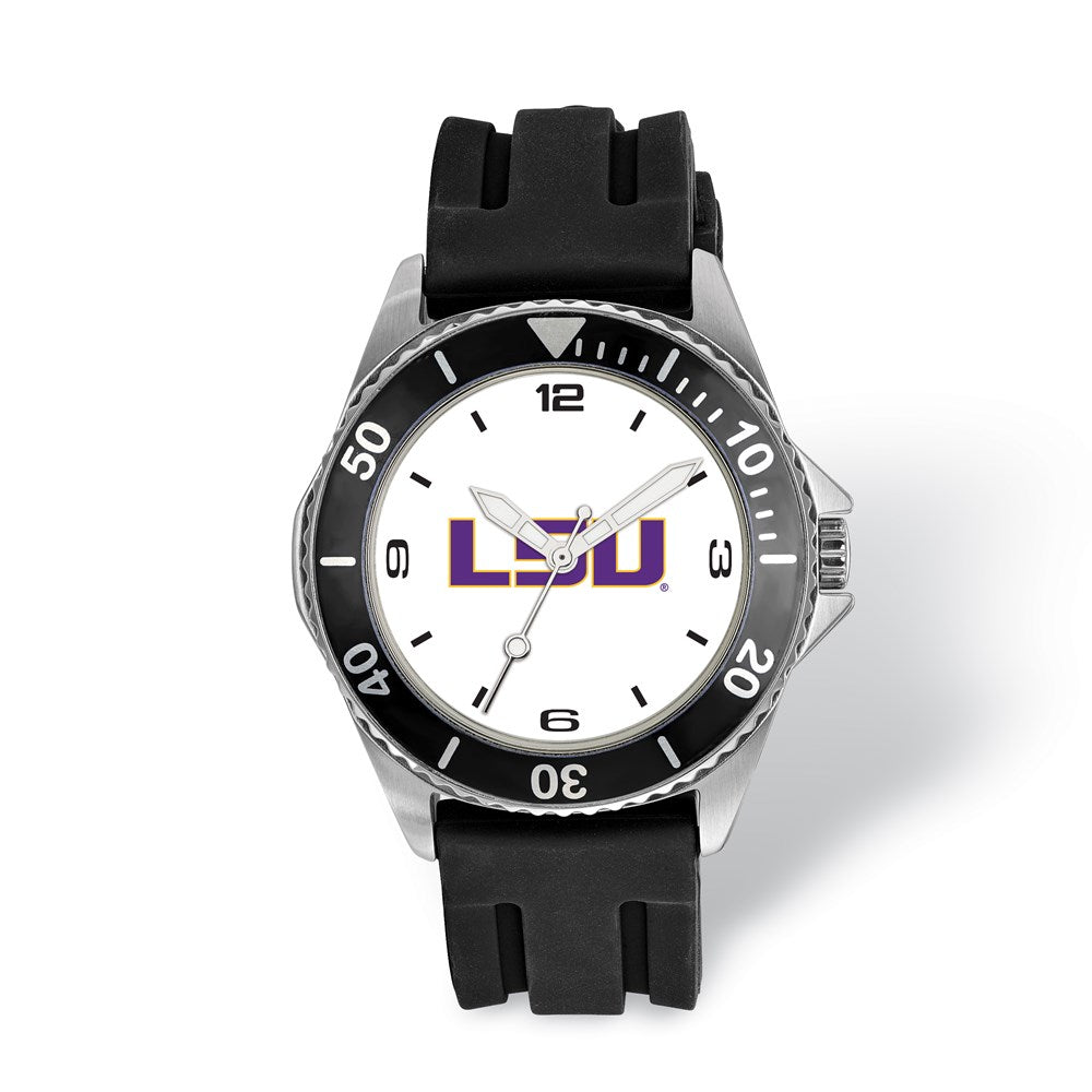 Mens Louisiana State University Collegiate Watch, Item W9558 by The Black Bow Jewelry Co.