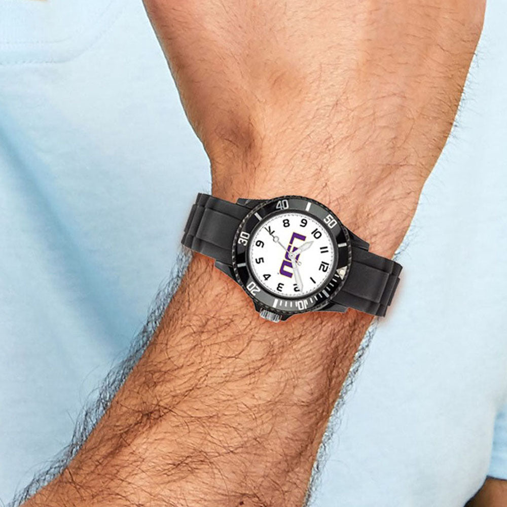 Alternate view of the Mens Louisiana State University Scholastic Watch by The Black Bow Jewelry Co.