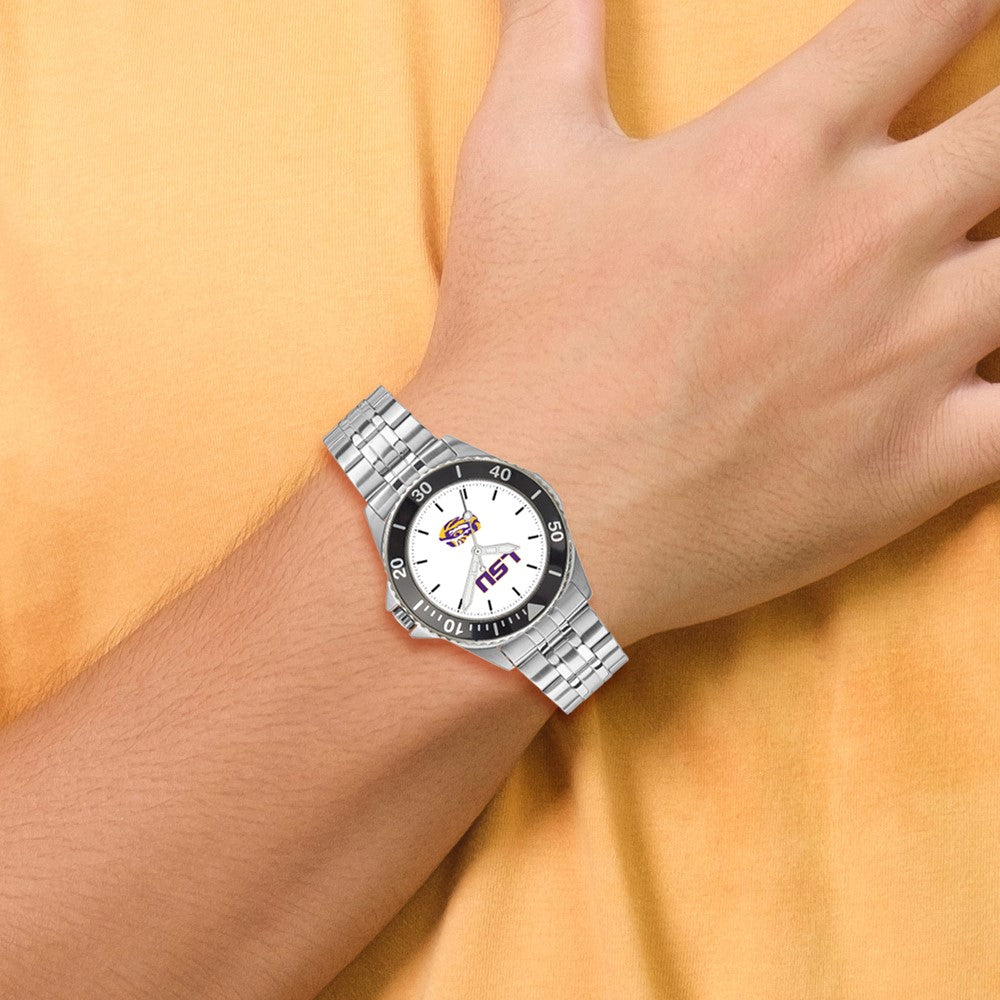 Alternate view of the Mens Louisiana State University Champion Watch by The Black Bow Jewelry Co.