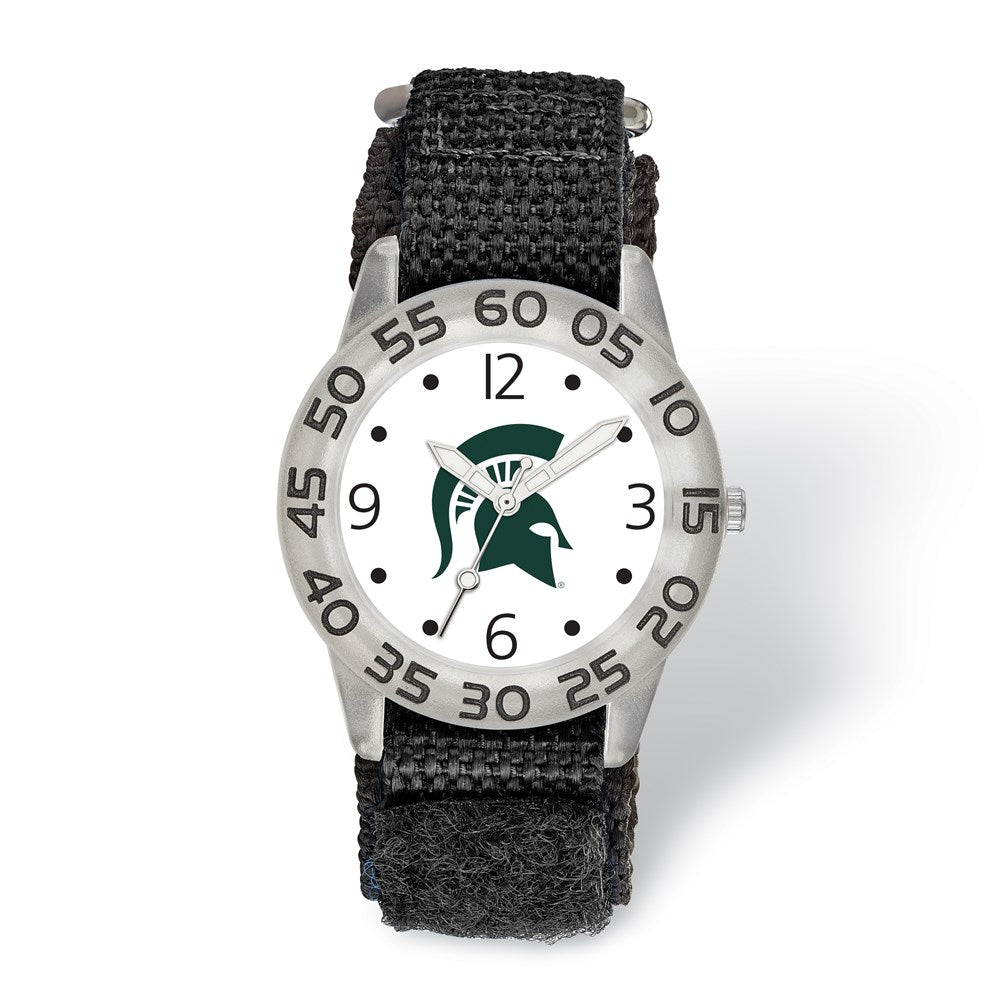 Kids Michigan State University Childs Fan Watch, Item W9571 by The Black Bow Jewelry Co.