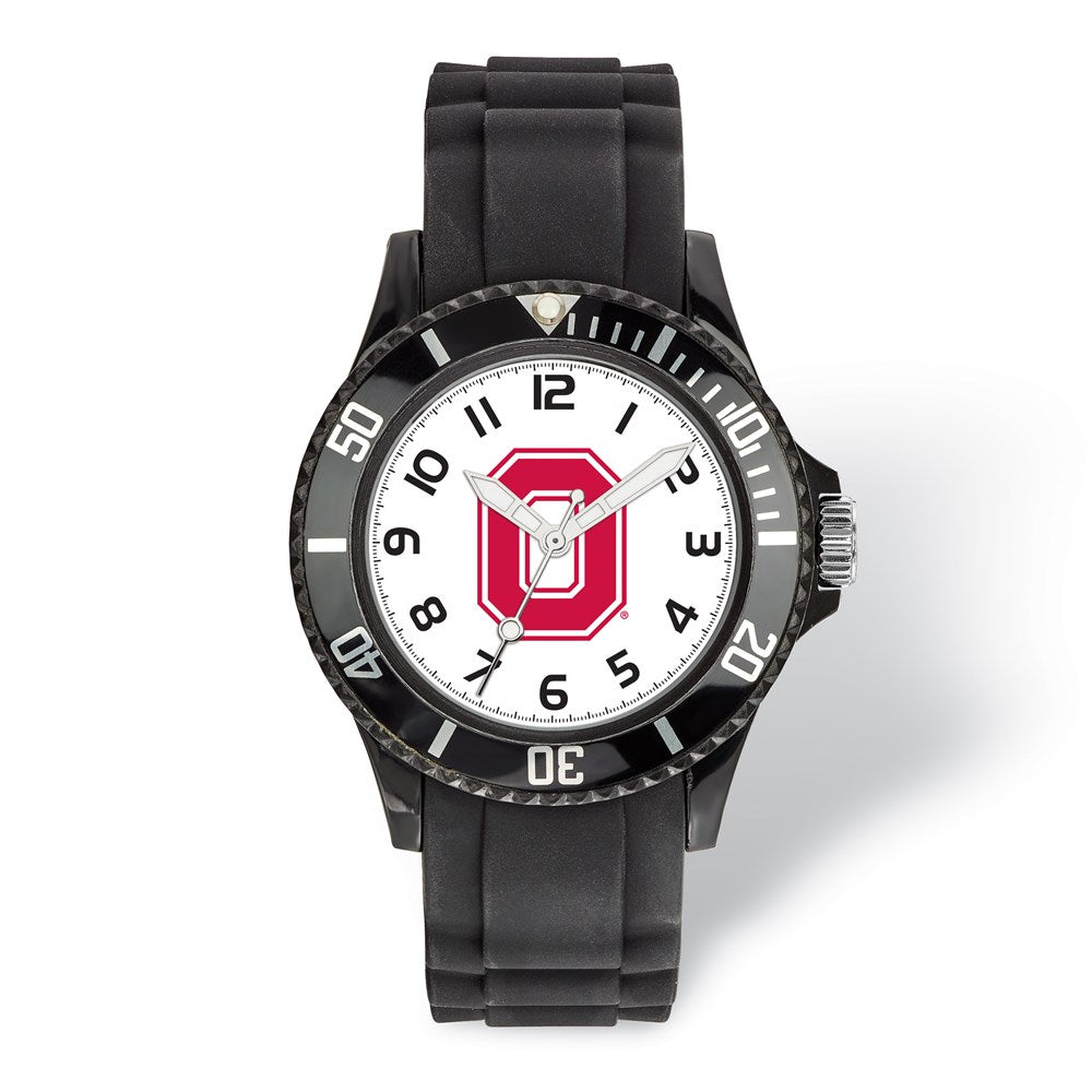 Mens Ohio State University Scholastic Watch, Item W9580 by The Black Bow Jewelry Co.