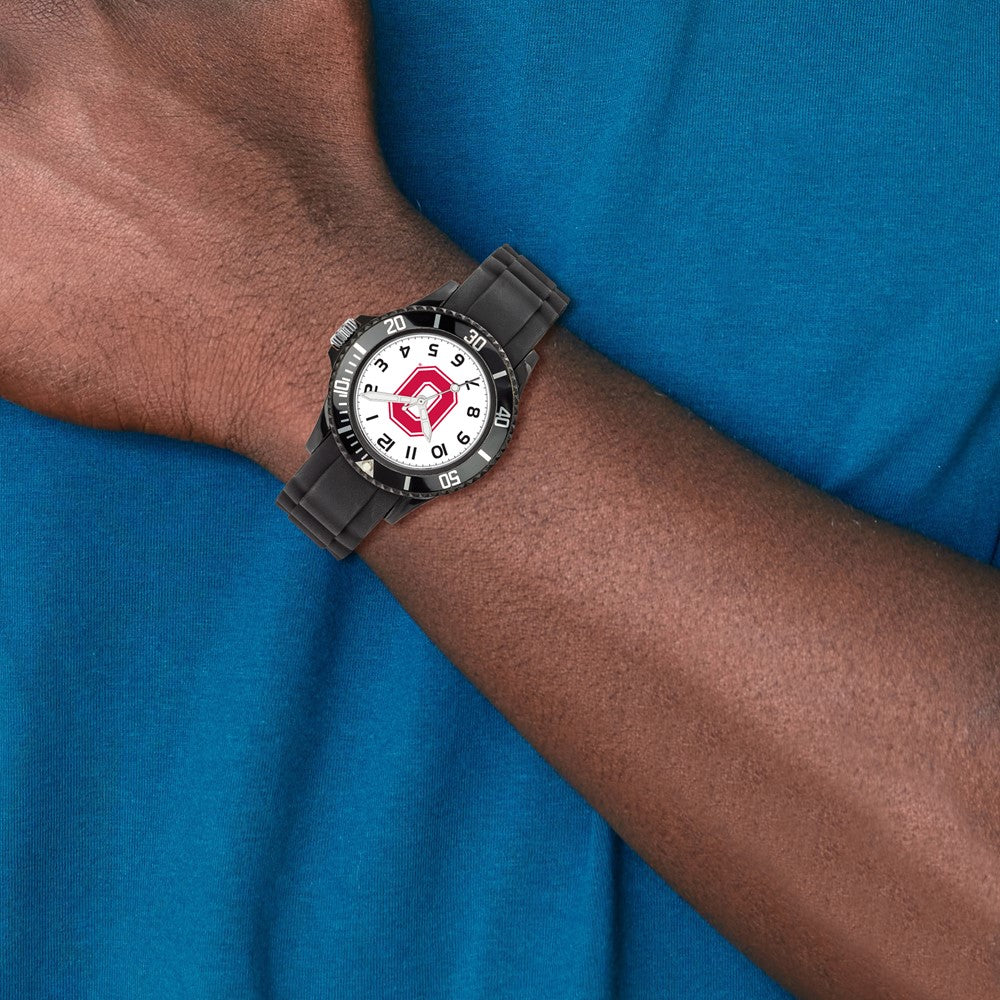 Alternate view of the Mens Ohio State University Scholastic Watch by The Black Bow Jewelry Co.