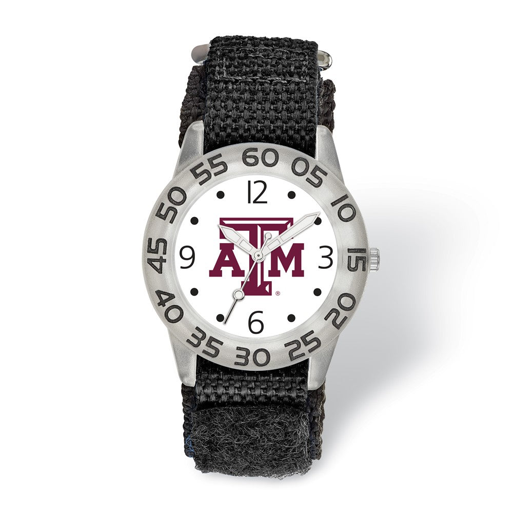 LogoArt Kids Texas A&M University Childs Fan Watch, Item W9592 by The Black Bow Jewelry Co.