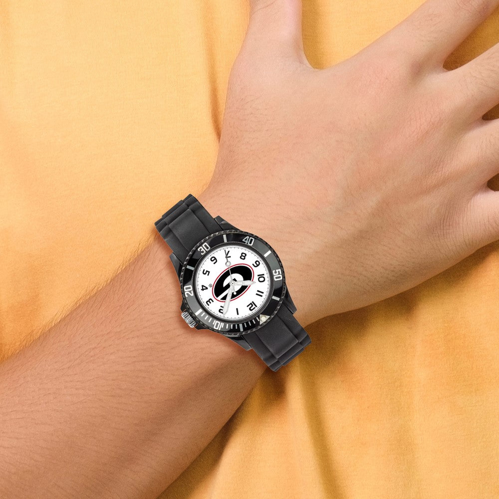 Alternate view of the Mens University of Georgia Scholastic Watch by The Black Bow Jewelry Co.