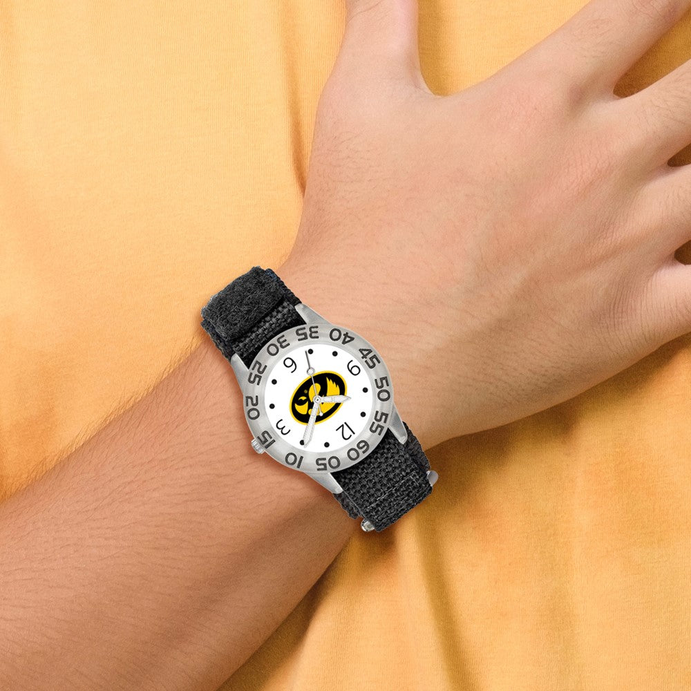 Alternate view of the Kids University of Iowa Childs Fan Watch by The Black Bow Jewelry Co.