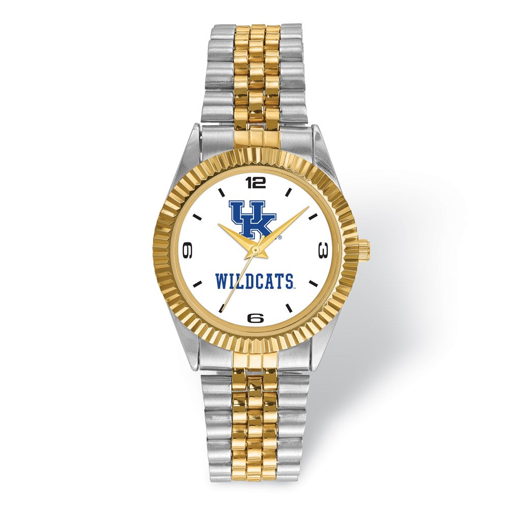 Mens University of Kentucky Pro Two-tone Watch, Item W9643 by The Black Bow Jewelry Co.