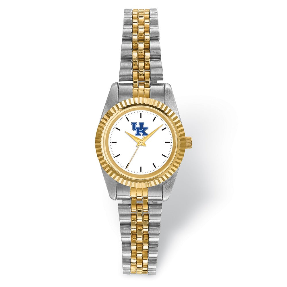 Ladies University of Kentucky Pro Two-tone Watch, Item W9645 by The Black Bow Jewelry Co.