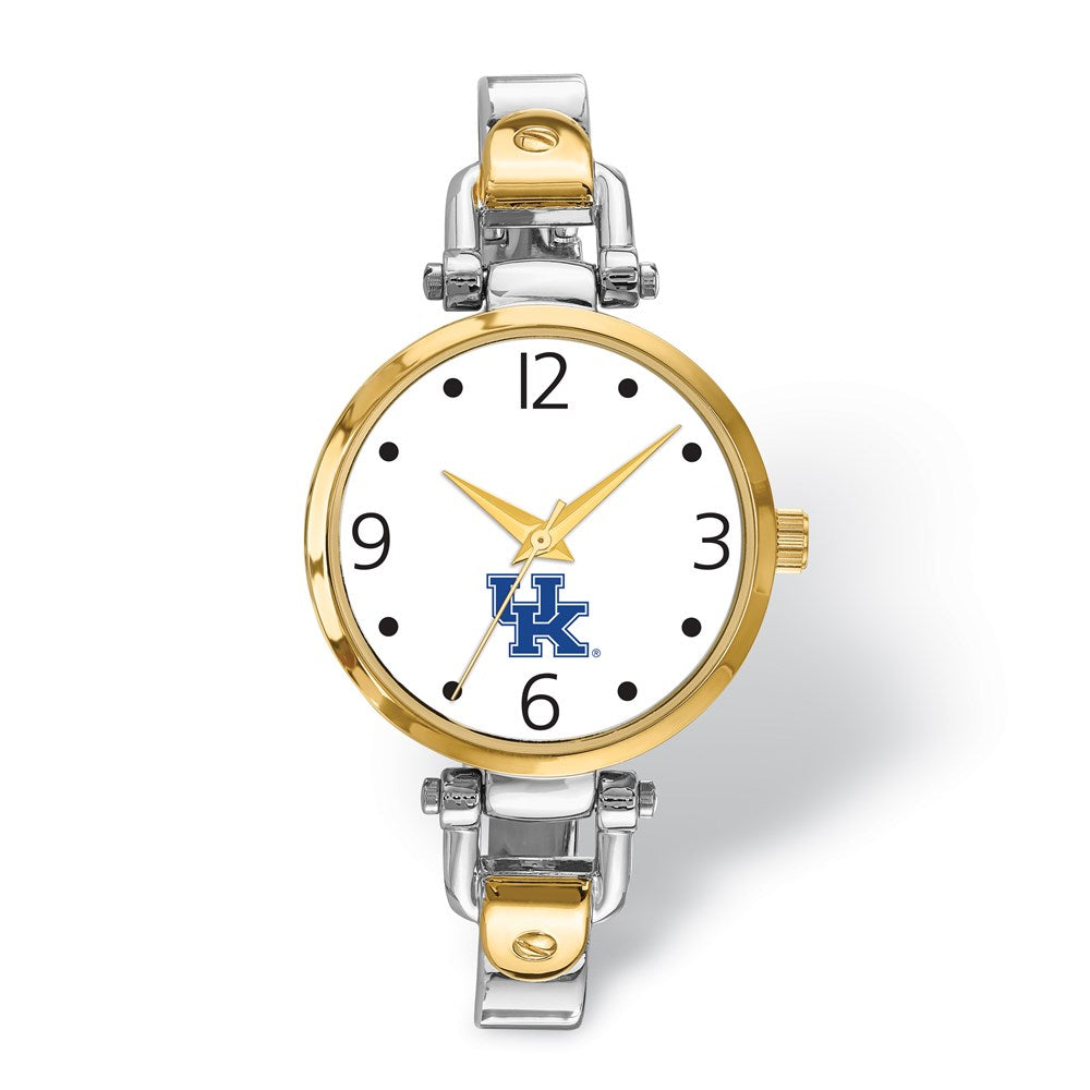 Ladies University of Kentucky Elegant 2-tone Watch, Item W9650 by The Black Bow Jewelry Co.