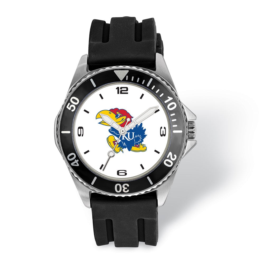 Mens University of Kansas Collegiate Watch, Item W9656 by The Black Bow Jewelry Co.