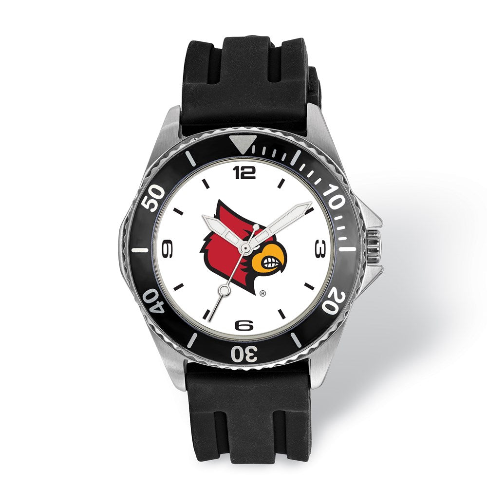 Mens University of Louisville Collegiate Watch, Item W9665 by The Black Bow Jewelry Co.