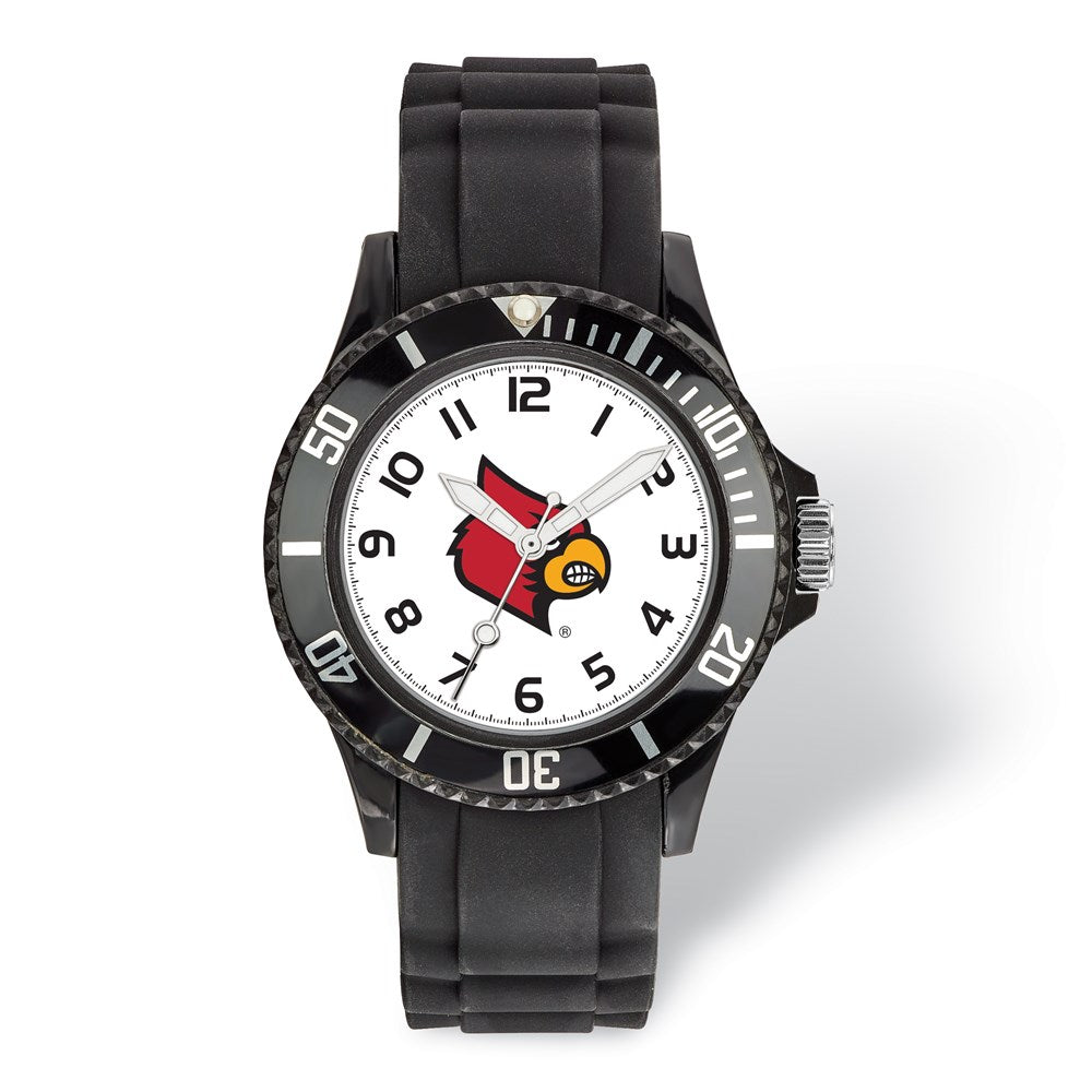 Mens University of Louisville Scholastic Watch, Item W9666 by The Black Bow Jewelry Co.
