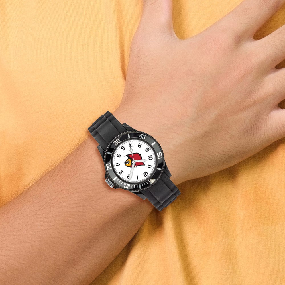 Alternate view of the Mens University of Louisville Scholastic Watch by The Black Bow Jewelry Co.