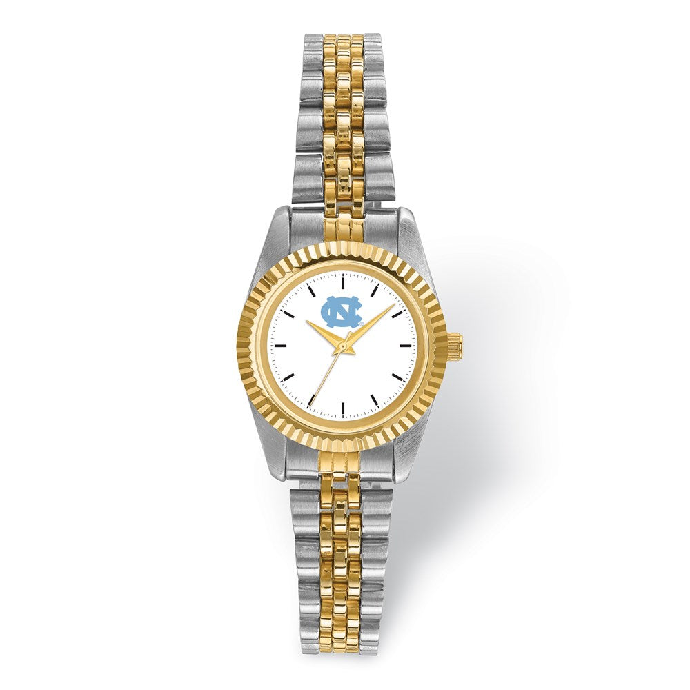 Ladies University of North Carolina Pro Two-tone Watch, Item W9675 by The Black Bow Jewelry Co.