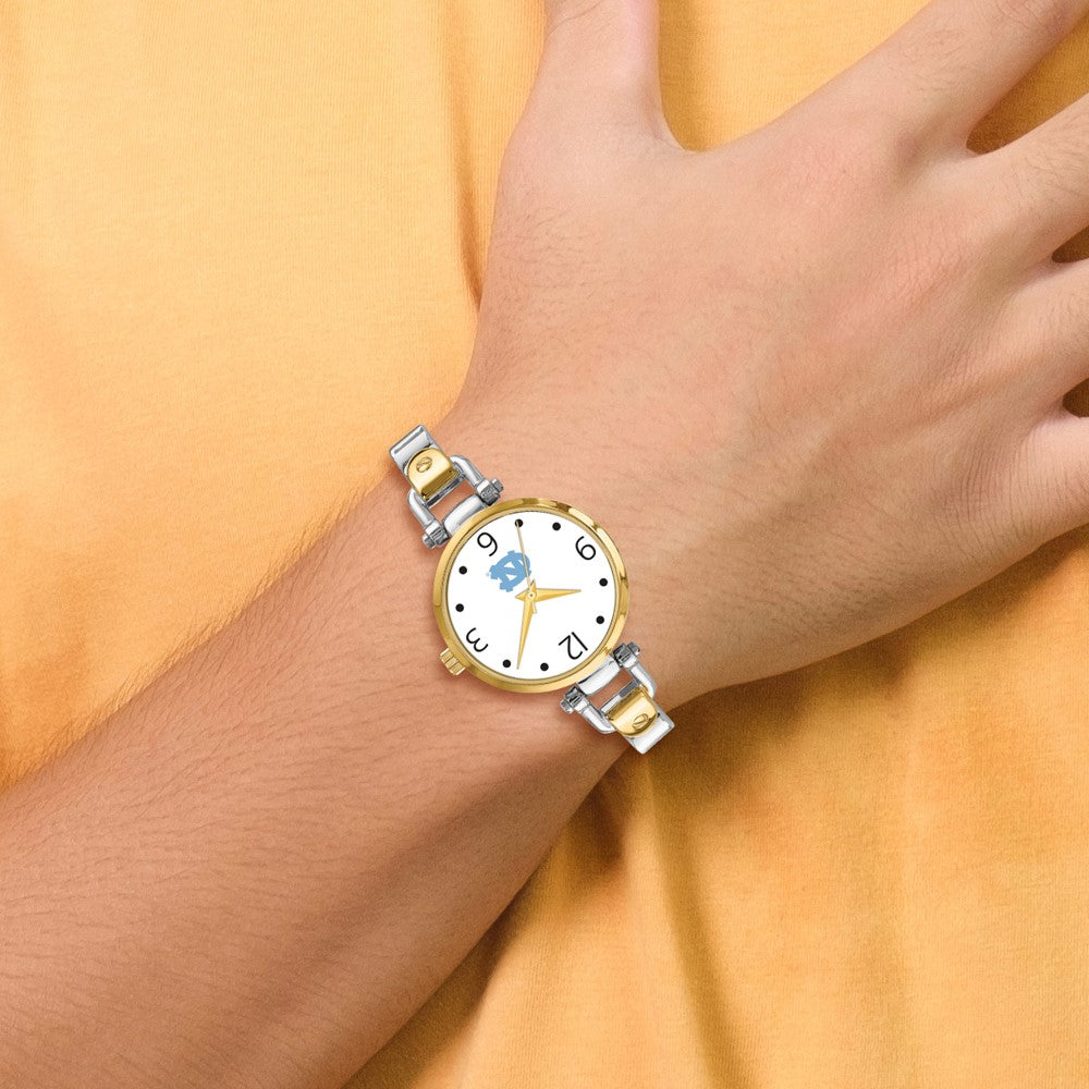 Alternate view of the Ladies University of North Carolina Elegant 2-tone Watch by The Black Bow Jewelry Co.