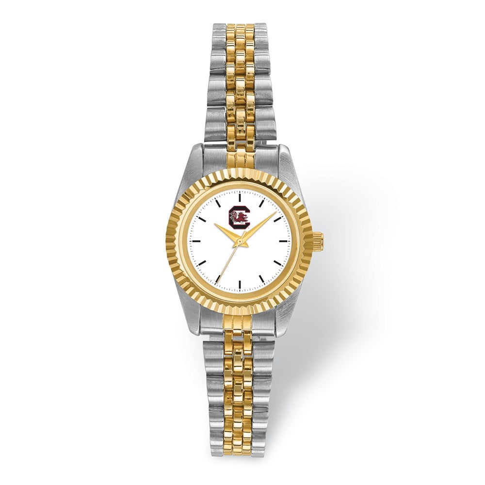 Ladies University of South Carolina Pro Two-tone Watch, Item W9695 by The Black Bow Jewelry Co.