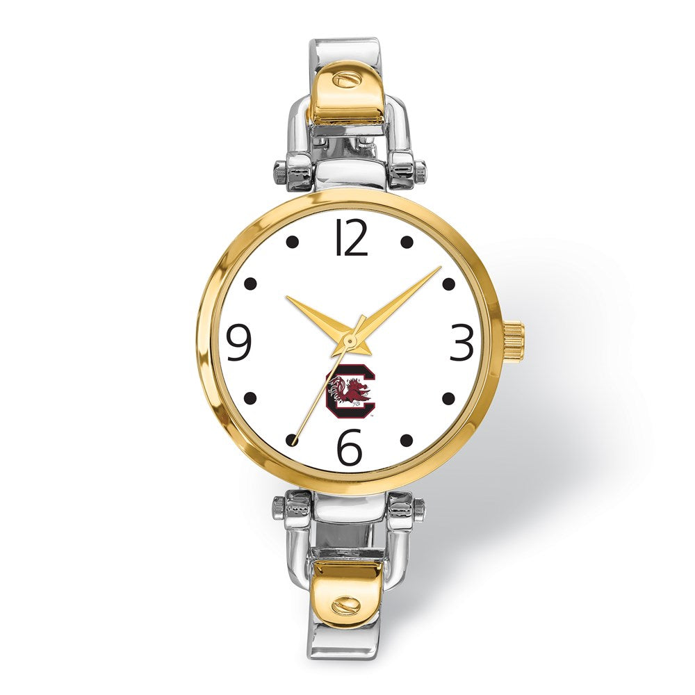 Ladies University of South Carolina Elegant 2-tone Watch, Item W9700 by The Black Bow Jewelry Co.