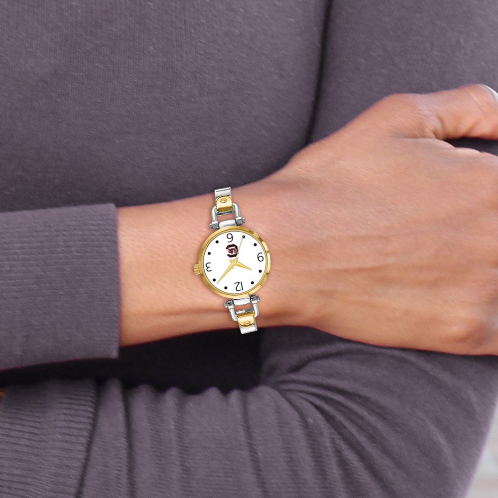 Alternate view of the Ladies University of South Carolina Elegant 2-tone Watch by The Black Bow Jewelry Co.