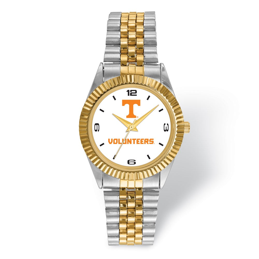 Mens University of Tennessee Knoxville Pro Two-tone Watch, Item W9703 by The Black Bow Jewelry Co.