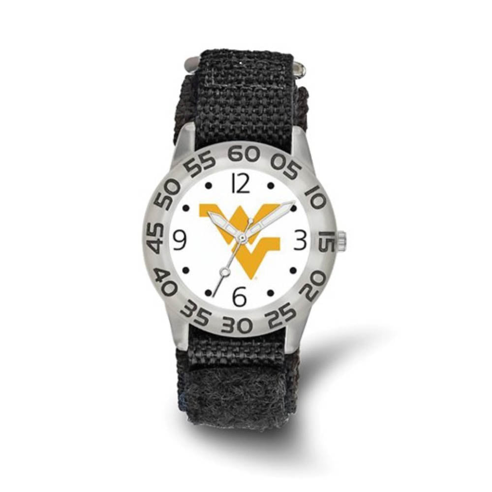 Kids West Virginia University Childs Fan Watch, Item W9729 by The Black Bow Jewelry Co.