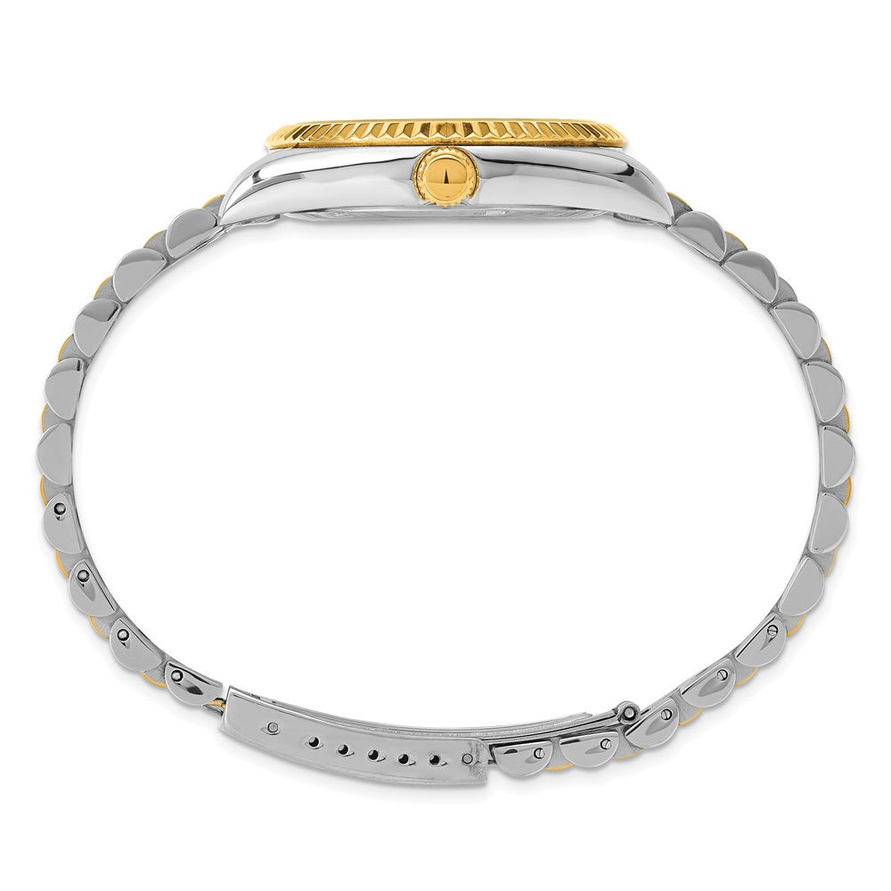 Alternate view of the Mountroyal Mens Two-tone IP-plated White Dial Watch by The Black Bow Jewelry Co.