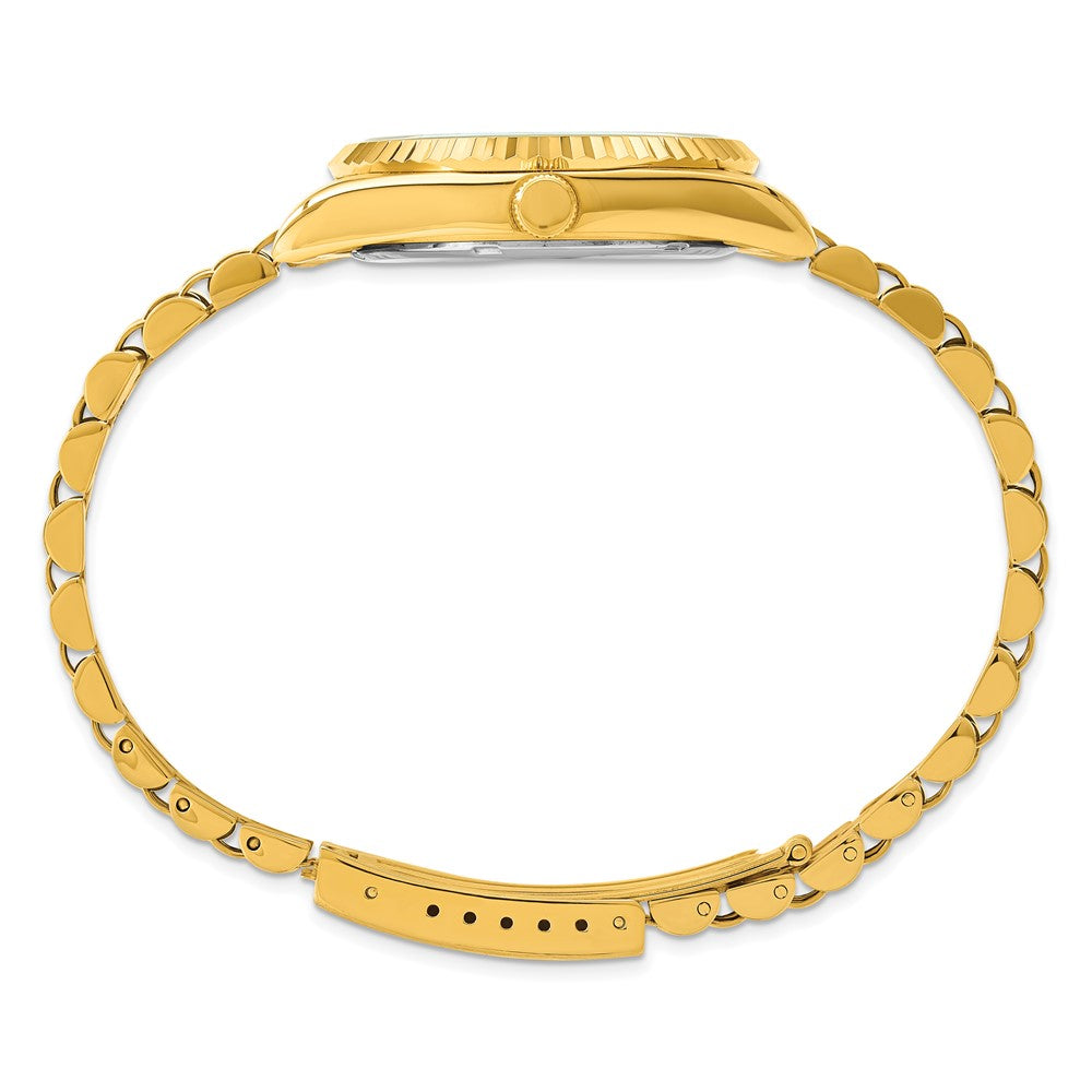 Alternate view of the Mountroyal Mens IP-plated Black Dial Watch by The Black Bow Jewelry Co.