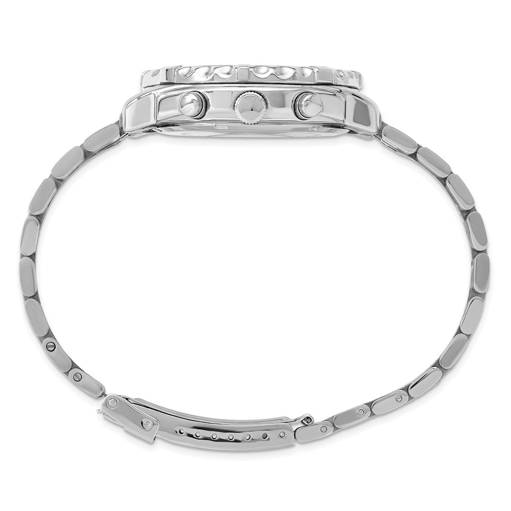 Alternate view of the Mountroyal Mens Stainless Steel Blue Dial Chrono Watch by The Black Bow Jewelry Co.