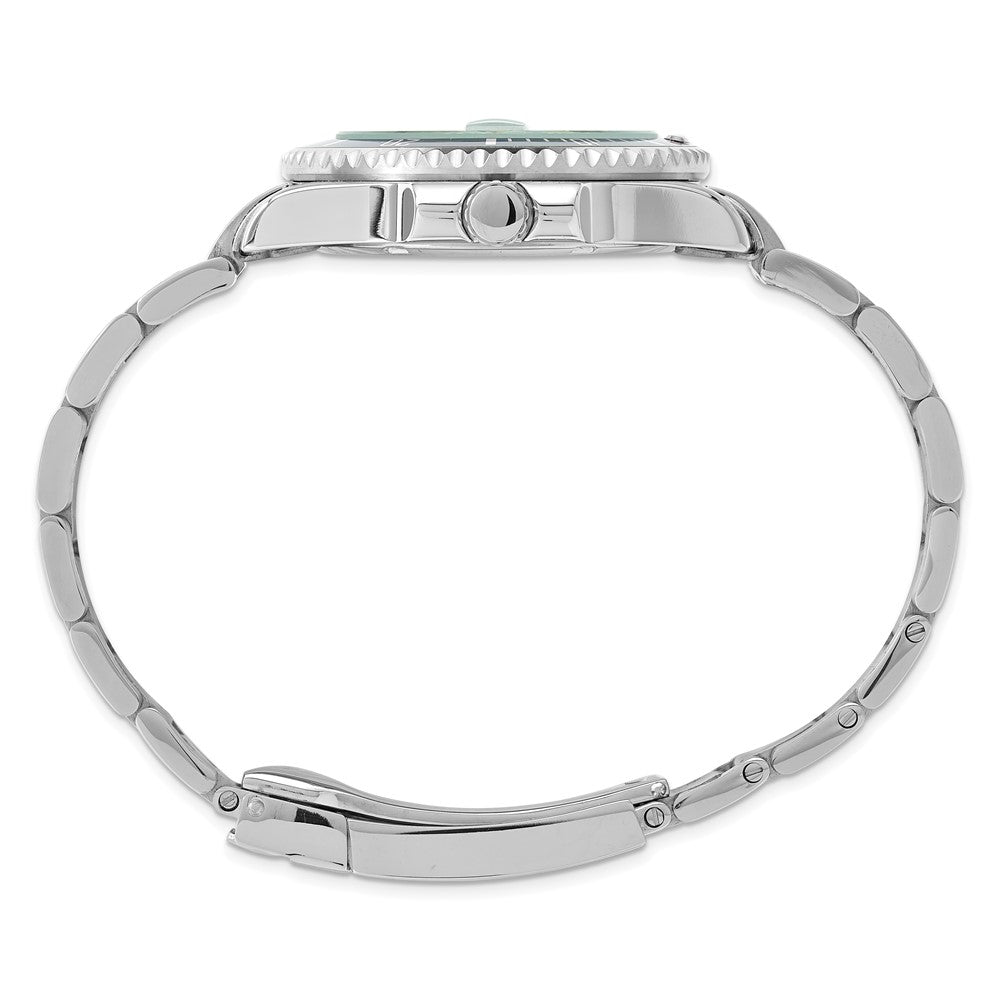 Alternate view of the Mountroyal Mens Stainless Steel Blue Dial Divers Watch by The Black Bow Jewelry Co.