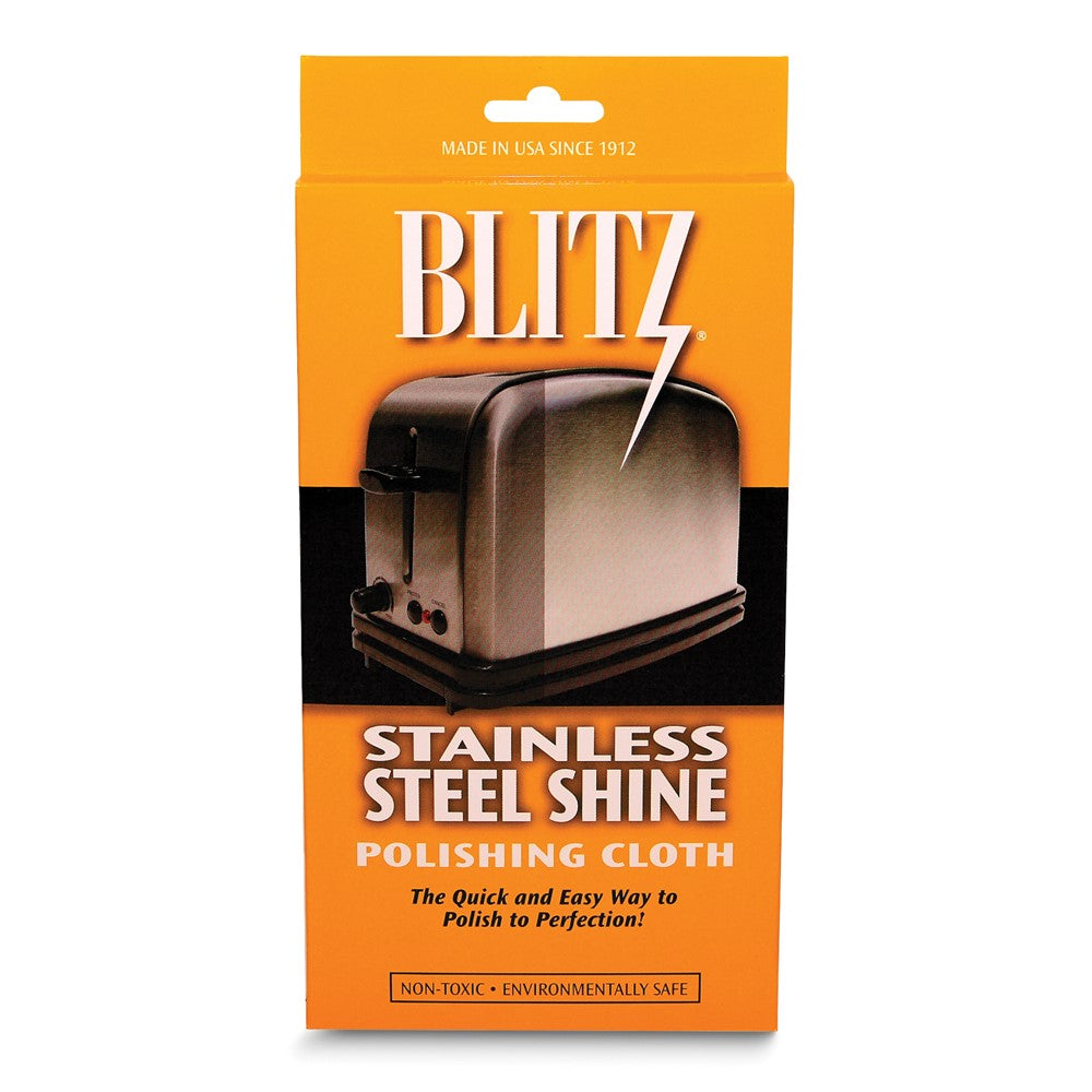 Blitz Stainless Steel Shine Polishing Cloth, Item Y10004 by The Black Bow Jewelry Co.