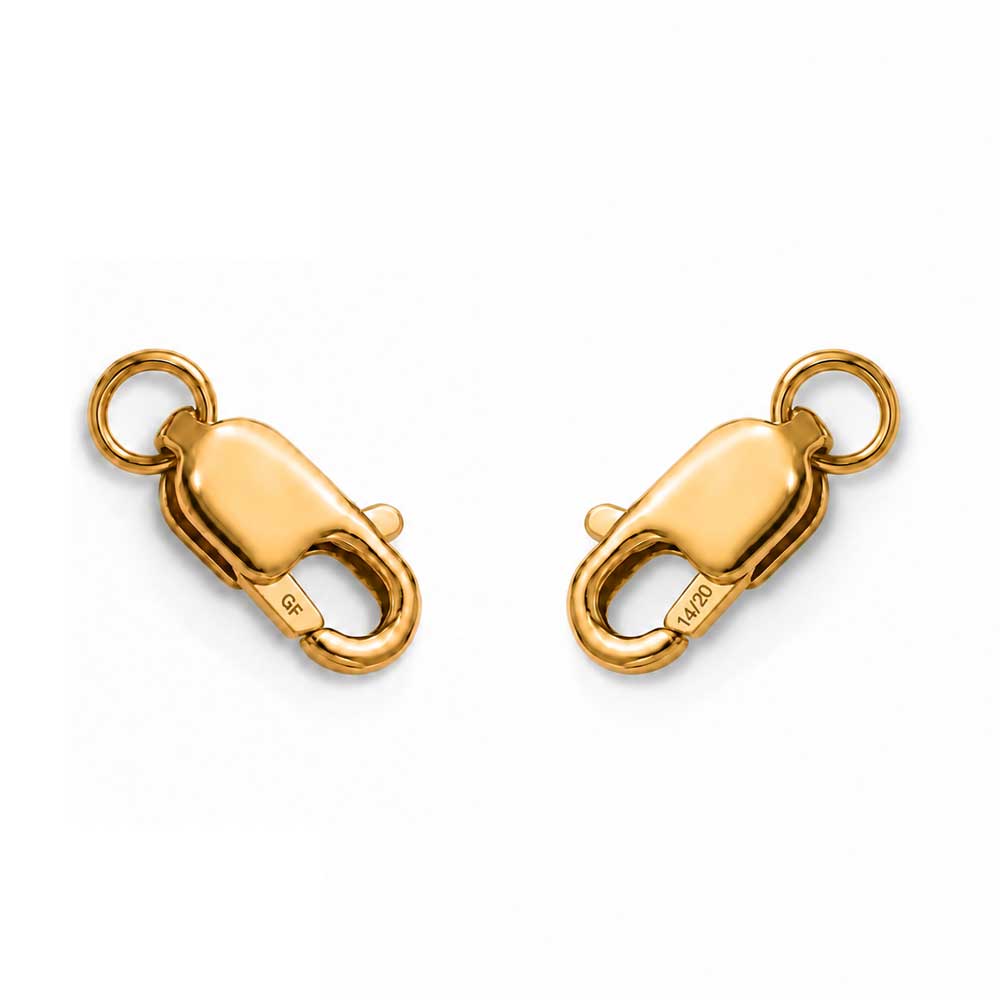 Alternate view of the 1/20 14K Gold Filled 1.2mm Solid Round Box Chain Necklace, 18 Inch by The Black Bow Jewelry Co.
