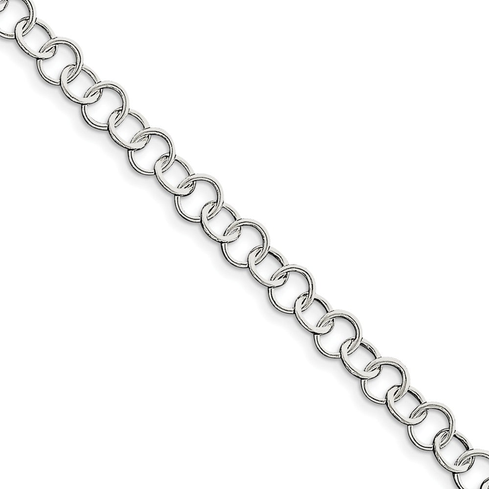 Men's Stainless Steel 8mm Circle Link Chain Necklace, 20 Inch - The Black  Bow Jewelry Company