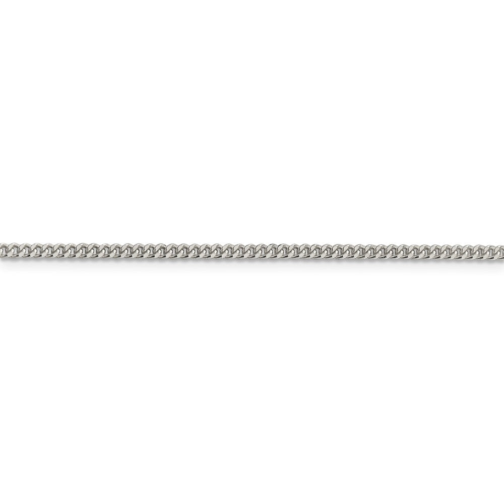 Alternate view of the Sterling Silver 2.75mm Diamond-cut Rope Chain Anklet, 9 Inch by The Black Bow Jewelry Co.