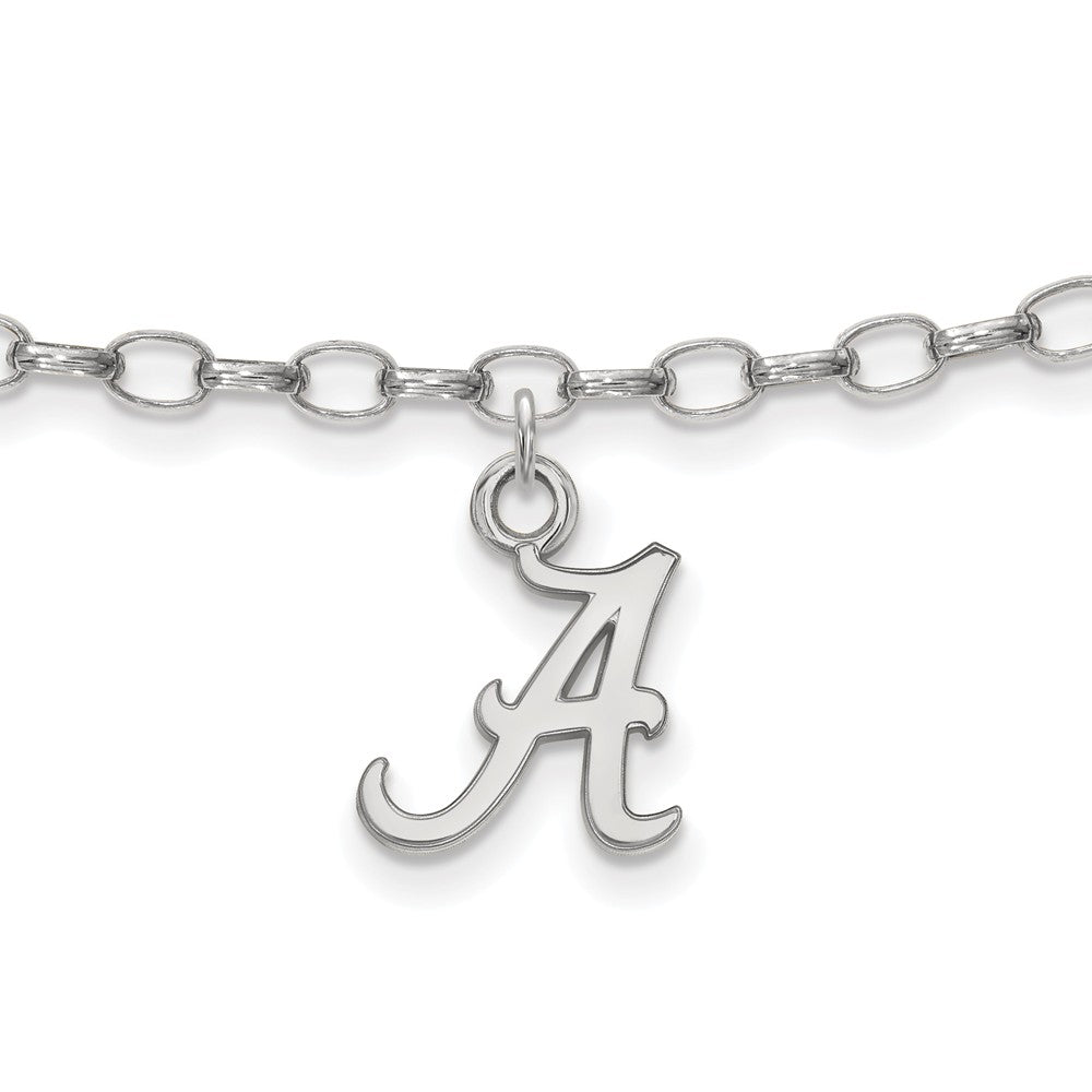 Sterling Silver University of Alabama Anklet, 9 Inch, Item A8781 by The Black Bow Jewelry Co.