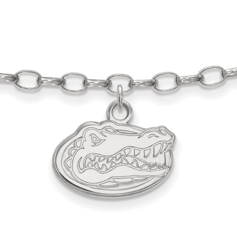 Sterling Silver University of Florida Anklet, 9 Inch, Item A8782 by The Black Bow Jewelry Co.