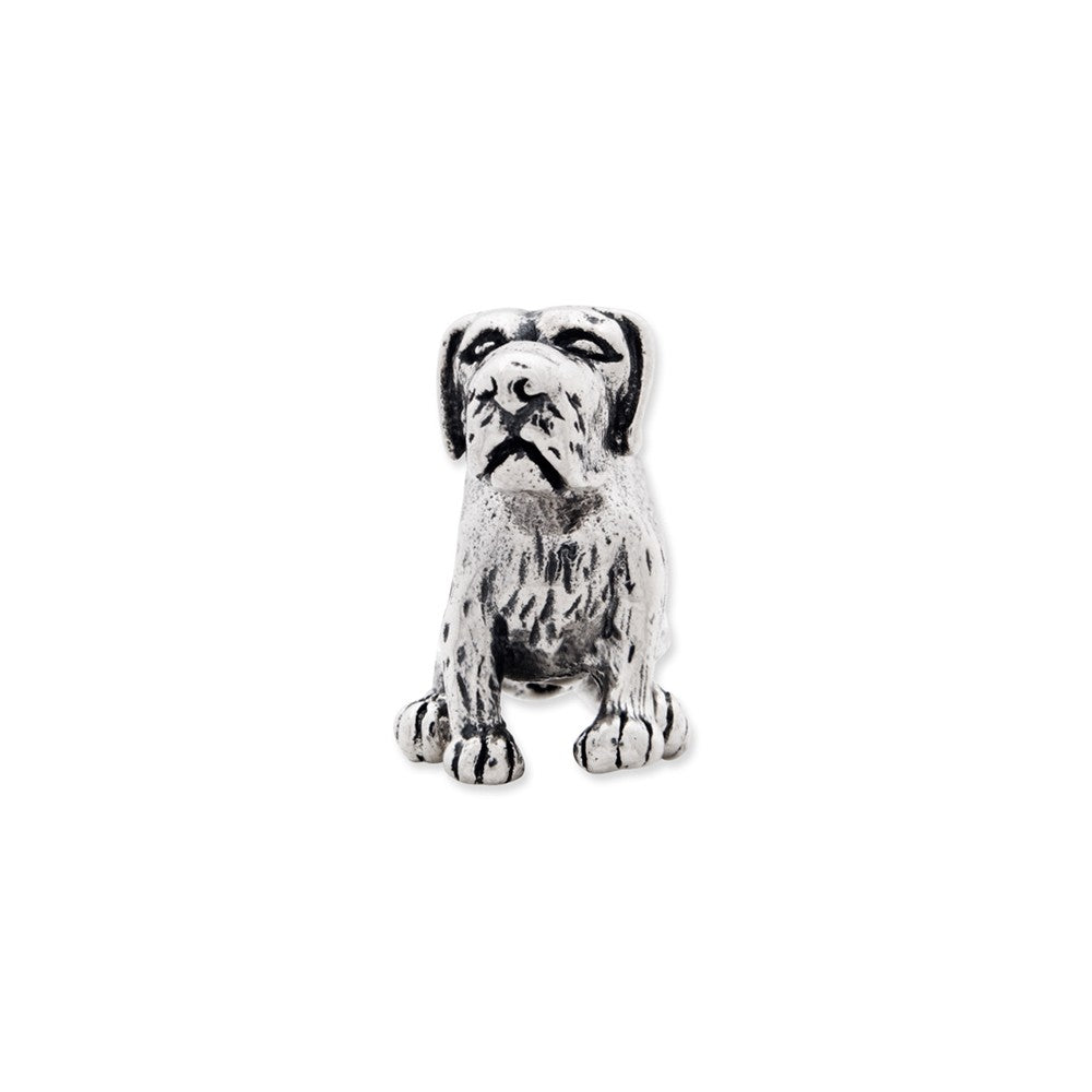 Alternate view of the Silver German Shorthaired Pointer Bead Charm by The Black Bow Jewelry Co.