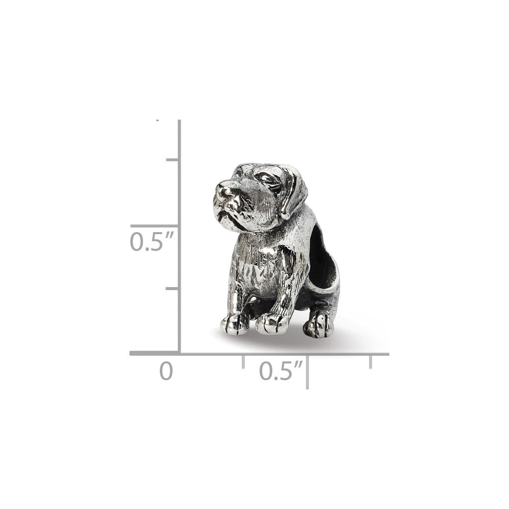 Alternate view of the Silver German Shorthaired Pointer Bead Charm by The Black Bow Jewelry Co.