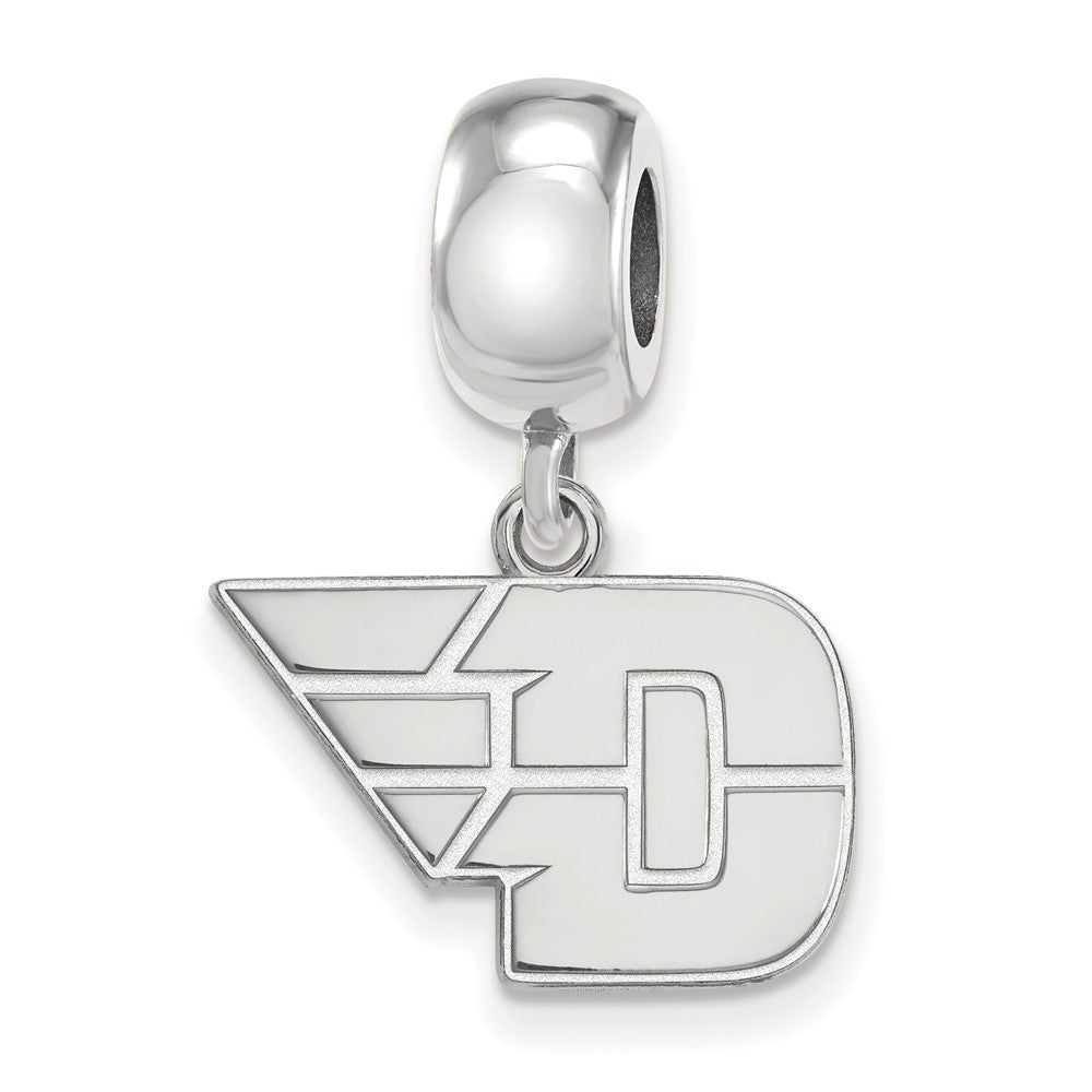 Sterling Silver University of Dayton Small Dangle Bead Charm, Item B13842 by The Black Bow Jewelry Co.