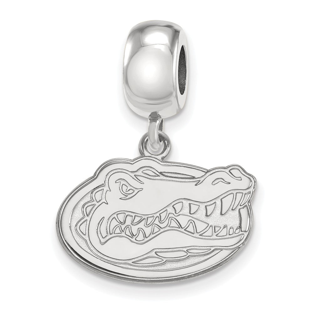 Sterling Silver Univ. of Florida Small Gator Dangle Bead Charm, Item B13893 by The Black Bow Jewelry Co.