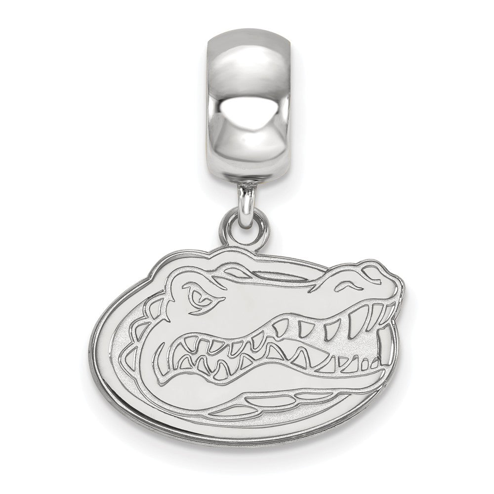 Alternate view of the Sterling Silver Univ. of Florida Small Gator Dangle Bead Charm by The Black Bow Jewelry Co.