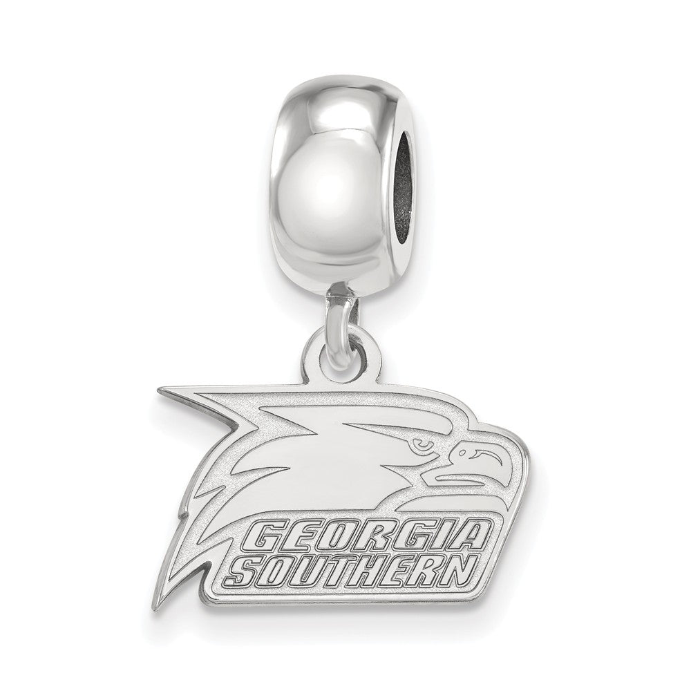 Sterling Silver Georgia Southern University XS Bead Dangle Charm, Item B14119 by The Black Bow Jewelry Co.