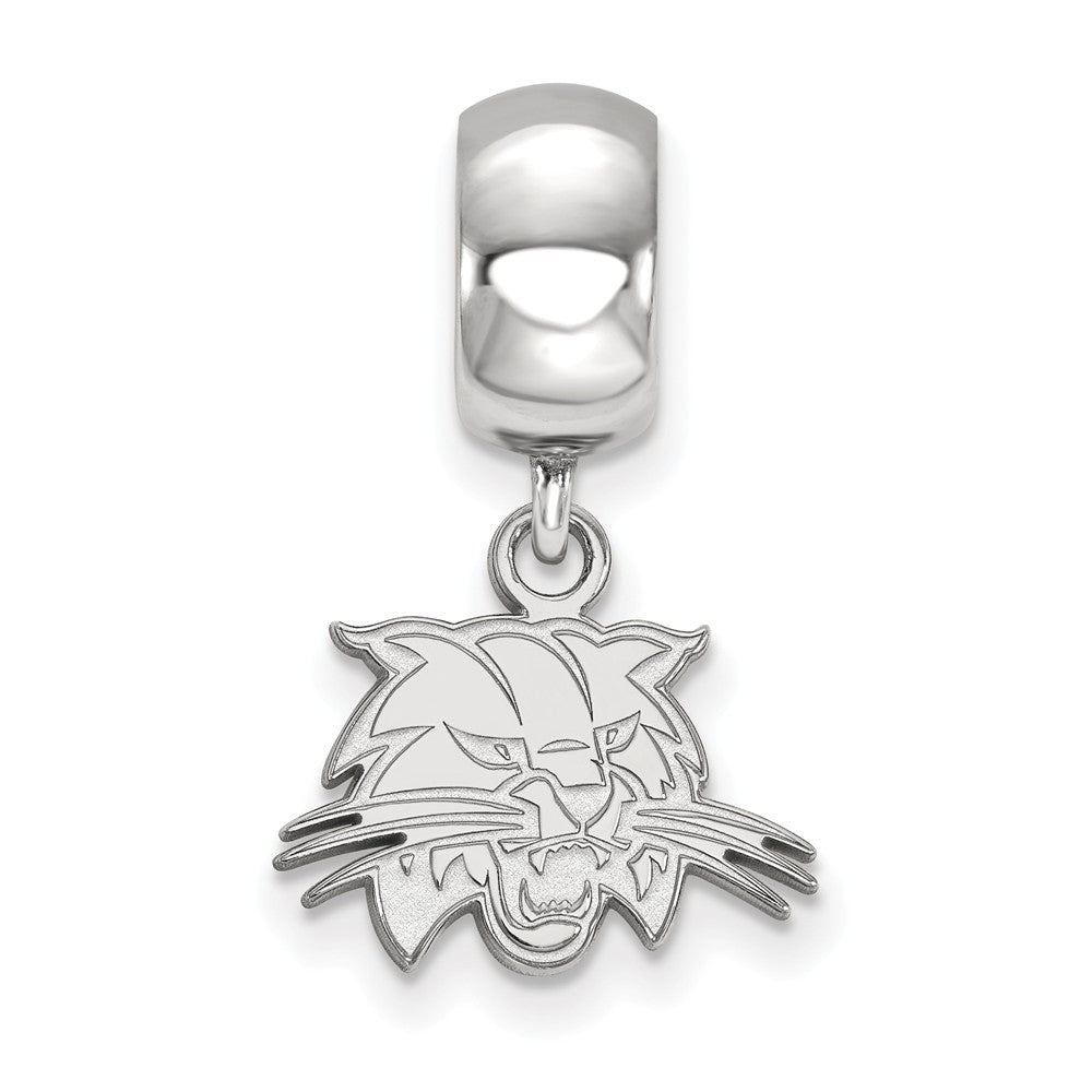 Alternate view of the Sterling Silver Ohio University XS Dangle Bead Charm by The Black Bow Jewelry Co.