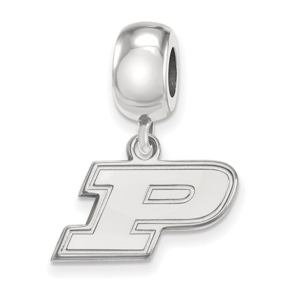 Sterling Silver Purdue XS Dangle Bead Charm, Item B14139 by The Black Bow Jewelry Co.