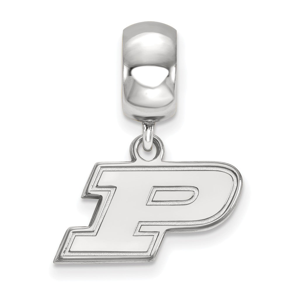 Alternate view of the Sterling Silver Purdue XS Dangle Bead Charm by The Black Bow Jewelry Co.