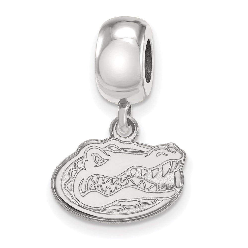 Sterling Silver University of Florida XS Gator Dangle Bead Charm, Item B14163 by The Black Bow Jewelry Co.