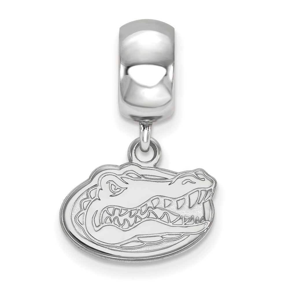 Alternate view of the Sterling Silver University of Florida XS Gator Dangle Bead Charm by The Black Bow Jewelry Co.