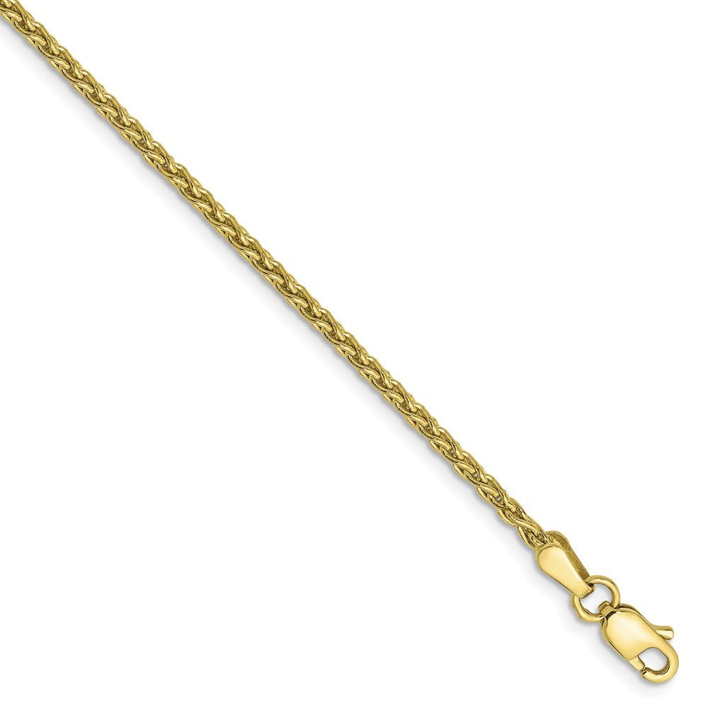 1.75mm 10k Yellow Gold Parisian Wheat Chain Bracelet, Item B15564 by The Black Bow Jewelry Co.